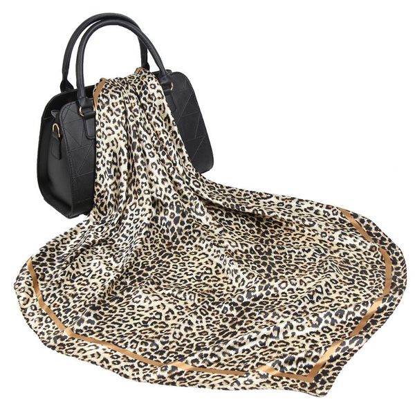 scarves silk scarf for women leopard print hair / head square shawls bandanna 90*90cm satin hijab handkerchief foulard, Blue;gray
scarves silk scarf for women leopard print hair / head square shawls bandanna 90*90cm satin hijab handkerchief foulard, Blue;gray