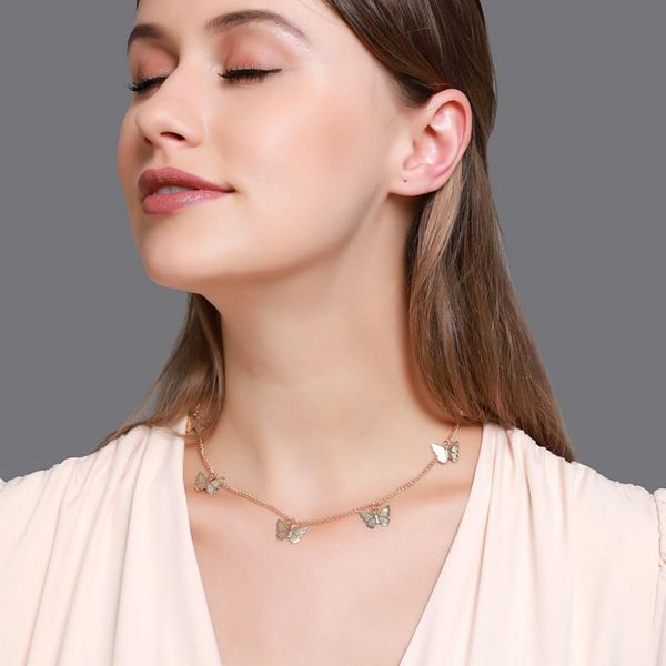 2020 new joyas choker women necklace statement harajuku accessories dainty butterfly chain bijoux femme friend boho jewelry, Golden;silver
2020 new joyas choker women necklace statement harajuku accessories dainty butterfly chain bijoux femme friend boho jewelry, Golden;silver