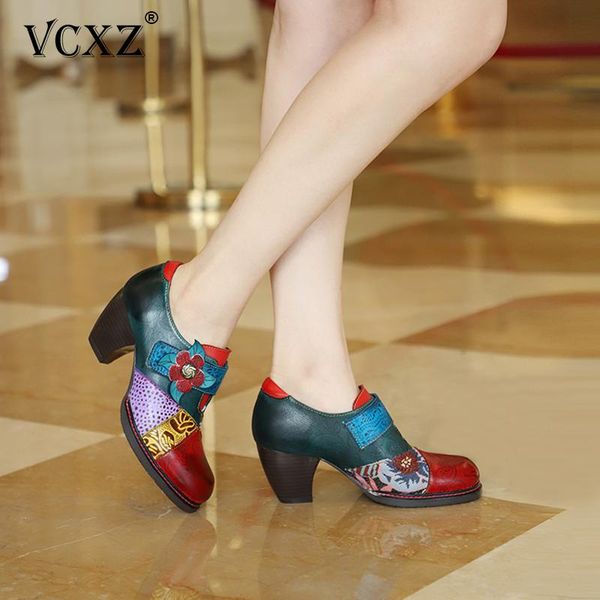 vcxz 2020new retro embossed splicing floral genuine leather high heel pumps shoes comfortable all-match women shoes, Black
vcxz 2020new retro embossed splicing floral genuine leather high heel pumps shoes comfortable all-match women shoes, Black