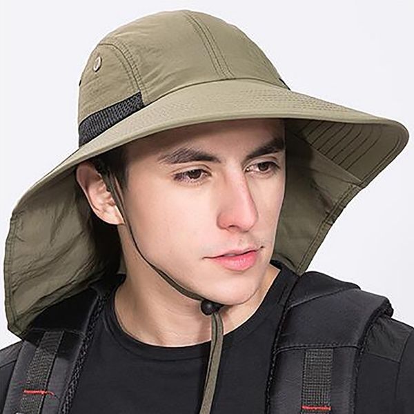 outdoor fishing flap cap wide brim lightweight wateruv protection resistant portable neck cover sun hat with chin strap y200714, Blue;gray
outdoor fishing flap cap wide brim lightweight wateruv protection resistant portable neck cover sun hat with chin strap y200714, Blue;gray
