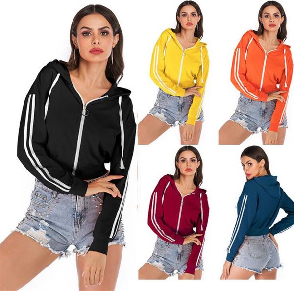 2021 spring new women girls zip hoodie solid cropped hoodies sport casual tracksuit sportswear blank colors zipper jackets coat ly12183, White
2021 spring new women girls zip hoodie solid cropped hoodies sport casual tracksuit sportswear blank colors zipper jackets coat ly12183, White
