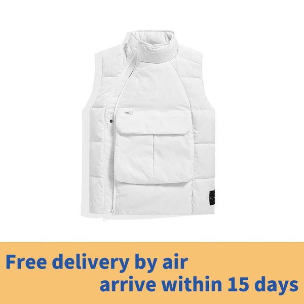 stone pirates 19ss winter down jacket vest solid color large pocket sleeveless coat 90% white duck down, Black
stone pirates 19ss winter down jacket vest solid color large pocket sleeveless coat 90% white duck down, Black