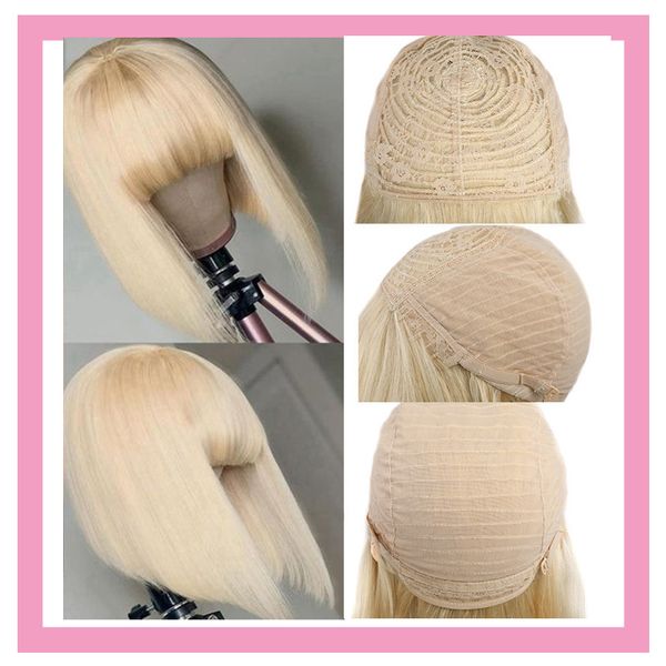 indian virgin human hair machine made 613# bob wig full-machine lace bob wigs 10-16inch straight 150% density 613# capless bangs, Black;brown
indian virgin human hair machine made 613# bob wig full-machine lace bob wigs 10-16inch straight 150% density 613# capless bangs, Black;brown