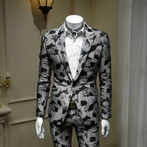 xm geeki men's fashion grey suit jackets mans wedding dress suits coat black suit british style jackets gray blazer 365wt42 201106, White;black
xm geeki men's fashion grey suit jackets mans wedding dress suits coat black suit british style jackets gray blazer 365wt42 201106, White;black