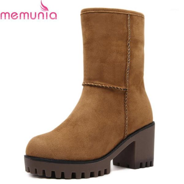 memunia wholesale 2020 new arrival winter boots solid round toe platform boots .5 cm high heels slip on mid calf womens1, Black
memunia wholesale 2020 new arrival winter boots solid round toe platform boots .5 cm high heels slip on mid calf womens1, Black