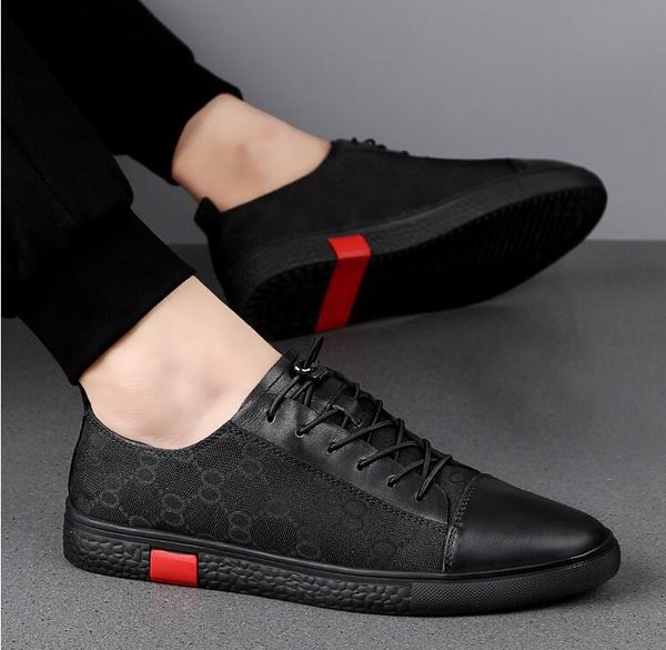 men sneakers genuine leather mens fashion shoes men casual shoes male designer leather moccasins loafers, Black
men sneakers genuine leather mens fashion shoes men casual shoes male designer leather moccasins loafers, Black