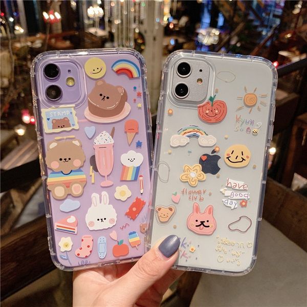 ударопрочный симпатичный кролик медведь телефон 11 pro x xs max xr clear cartoon обложка для iphone 7 8 плюс мягкая вернуться тпу чехол
ударопрочный симпатичный кролик медведь телефон 11 pro x xs max xr clear cartoon обложка для iphone 7 8 плюс мягкая вернуться тпу чехол