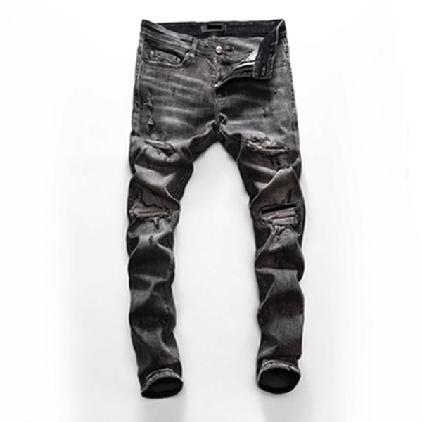 2021 fashion designer high-quality men's wear hole-breaking locomotive jeans slimming motorcycle jeans men's hip-hop men's je, Blue
2021 fashion designer high-quality men's wear hole-breaking locomotive jeans slimming motorcycle jeans men's hip-hop men's je, Blue