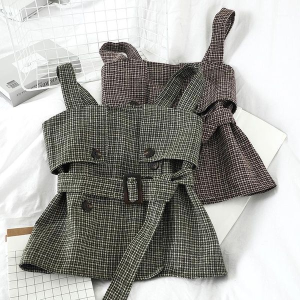 hong kong style ins net red fashionable temperament winter single-breasted short retro lattice waist slim waistcoat1, Black;white
hong kong style ins net red fashionable temperament winter single-breasted short retro lattice waist slim waistcoat1, Black;white