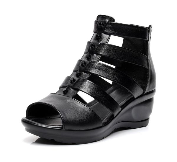 кожаные женские сандалии клинья комфортные роман женская обувь zapatos de mujer sandalias mujer 2020 женщины сандалии, Black
кожаные женские сандалии клинья комфортные роман женская обувь zapatos de mujer sandalias mujer 2020 женщины сандалии, Black