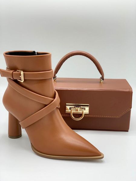 high heel leather cross strip golden buckle ankle with bag birthday present rectengular luxery elegant bussiness, Black
high heel leather cross strip golden buckle ankle with bag birthday present rectengular luxery elegant bussiness, Black