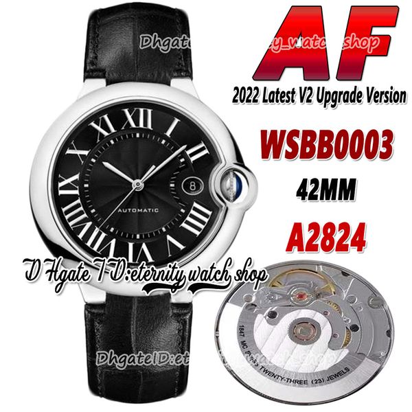 2022 af 42mm 0010003 a2824 automatic mechanical mens watch roman black texture dial sapphire stainless case calfskin leather strap super ver, Slivery;brown
2022 af 42mm 0010003 a2824 automatic mechanical mens watch roman black texture dial sapphire stainless case calfskin leather strap super ver, Slivery;brown