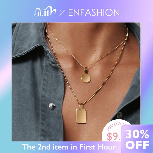 enfashion personalized engraved name necklace stainless steel circle square pendant necklaces for couples jewelry custom pb3010 q1113, Silver
enfashion personalized engraved name necklace stainless steel circle square pendant necklaces for couples jewelry custom pb3010 q1113, Silver