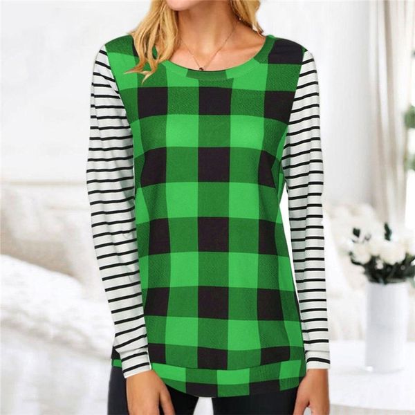 womens plaid patchwork blouses 2021 designers t-shirt long sleeve pullover hoodie striped checkered t shirt sweat shirt outfits g11205, White
womens plaid patchwork blouses 2021 designers t-shirt long sleeve pullover hoodie striped checkered t shirt sweat shirt outfits g11205, White