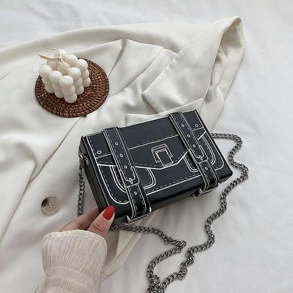 роскошные граффити crossbody сумки женщины цепи телефона сумка кошелек женский рисунок линии square box сумка творческий hasp tote bolsa muj
роскошные граффити crossbody сумки женщины цепи телефона сумка кошелек женский рисунок линии square box сумка творческий hasp tote bolsa muj