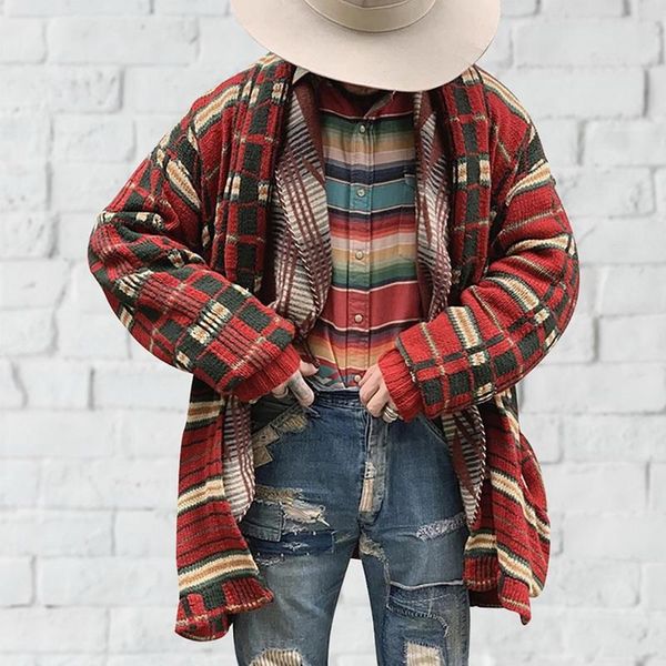men's sweaters muyogrt winter red blue yellow patchwork cardigan ins style 2021 fashion sweater coat men women v-neck plaid wool, White;black
men's sweaters muyogrt winter red blue yellow patchwork cardigan ins style 2021 fashion sweater coat men women v-neck plaid wool, White;black
