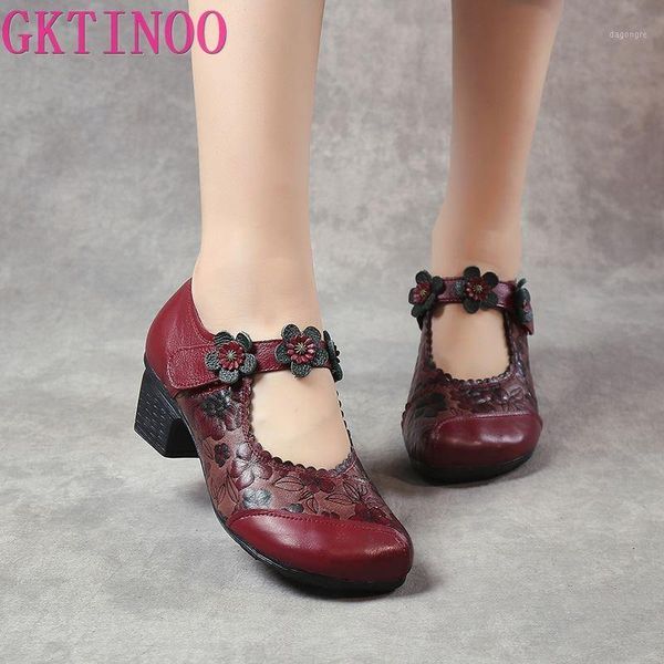 dress shoes gktinoo spring autumn women high heel flowers handmad pumps ladies retro genuine leather round toe thick shoes1, Black
dress shoes gktinoo spring autumn women high heel flowers handmad pumps ladies retro genuine leather round toe thick shoes1, Black