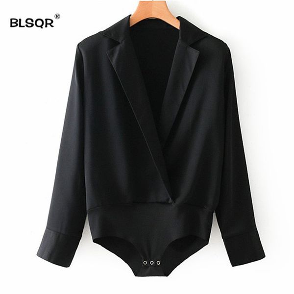 blsqr fashion women casual white color bodysuit shirt long sleeve crossover lapel collar lady office jumpsuit playsuit t200704, Black;white
blsqr fashion women casual white color bodysuit shirt long sleeve crossover lapel collar lady office jumpsuit playsuit t200704, Black;white