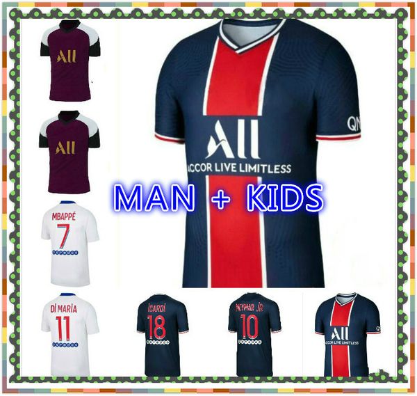 20 21 mbappe icardi mens soccer jerseys di maria verratti home away 3rd football shirt new kimpembe draxler uniforms maillots de foot, Black;yellow
20 21 mbappe icardi mens soccer jerseys di maria verratti home away 3rd football shirt new kimpembe draxler uniforms maillots de foot, Black;yellow