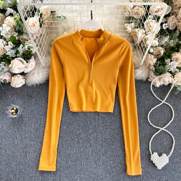 2021 new women fashions blouse long-neck neck solid thin chic fall streetwear short nd7q, White
2021 new women fashions blouse long-neck neck solid thin chic fall streetwear short nd7q, White