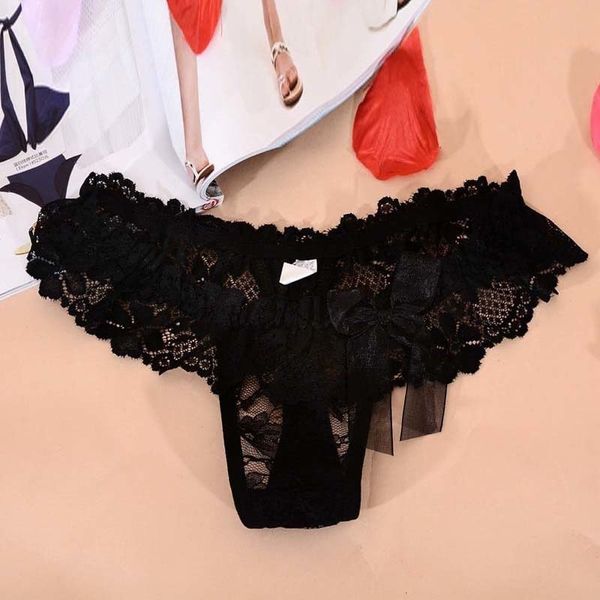 2021 2019 new summer ladies women's girls solid transparent lace panties low waist bowknot underwear g-string thong, Black;white
2021 2019 new summer ladies women's girls solid transparent lace panties low waist bowknot underwear g-string thong, Black;white