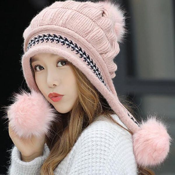 beanie/skull caps girl warm ski hat knit winter women wool beanie thick skullies female cap 2021, Blue;gray
beanie/skull caps girl warm ski hat knit winter women wool beanie thick skullies female cap 2021, Blue;gray