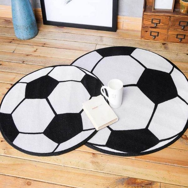 black white football/basketball/volleyball round carpet and rugs children boys sport room area rugs washable non-slip chair mat1
black white football/basketball/volleyball round carpet and rugs children boys sport room area rugs washable non-slip chair mat1