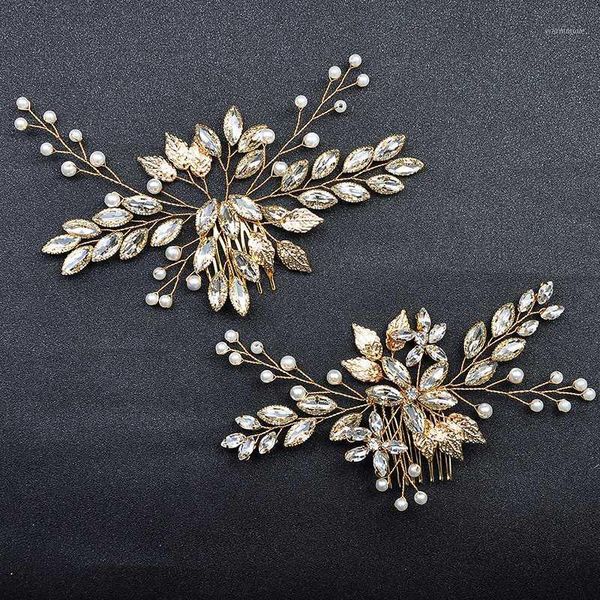 new style hair combs women gold color wedding hair jewelry accessories leaf pearl head decoration handmade party ornament1, Golden;white
new style hair combs women gold color wedding hair jewelry accessories leaf pearl head decoration handmade party ornament1, Golden;white