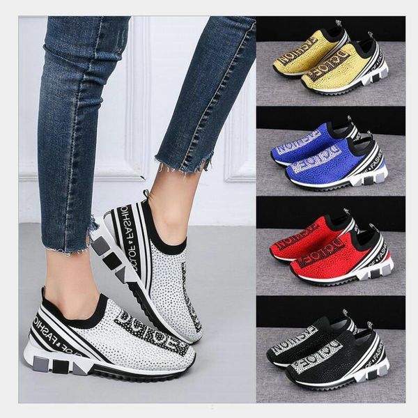 autumn summer lightweight breathable fly-woven casual womens shoes elastic slippers chunky rhinestone sneakers 35-43 women shoes 1020, Black;white
autumn summer lightweight breathable fly-woven casual womens shoes elastic slippers chunky rhinestone sneakers 35-43 women shoes 1020, Black;white
