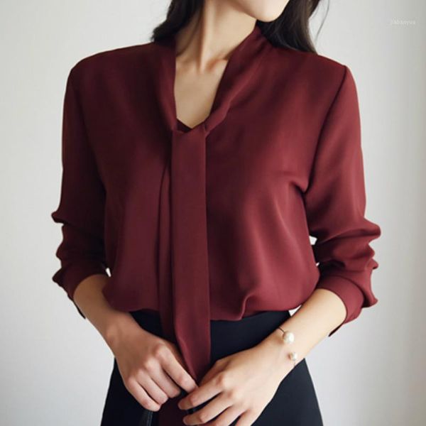 blusas mujer de moda 2020 bow v-neck office blouse ladies chiffon blouse shirt women long sleeve women a1371, White
blusas mujer de moda 2020 bow v-neck office blouse ladies chiffon blouse shirt women long sleeve women a1371, White