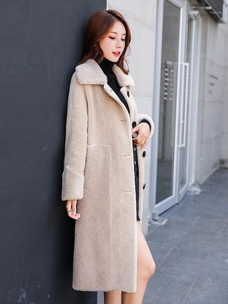 real 100% sheep shearing women female winter long wool jacket 2020 korean vintage fur coat warm hiver zx1621, Black
real 100% sheep shearing women female winter long wool jacket 2020 korean vintage fur coat warm hiver zx1621, Black