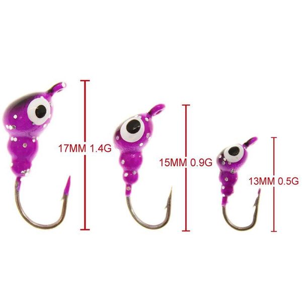 gobygo 18pcs/set 1m/15mm/17mm winter ice fishing artificial bait mini ice jig lure with box metal bait ant sharp l jllnfe 
gobygo 18pcs/set 1m/15mm/17mm winter ice fishing artificial bait mini ice jig lure with box metal bait ant sharp l jllnfe