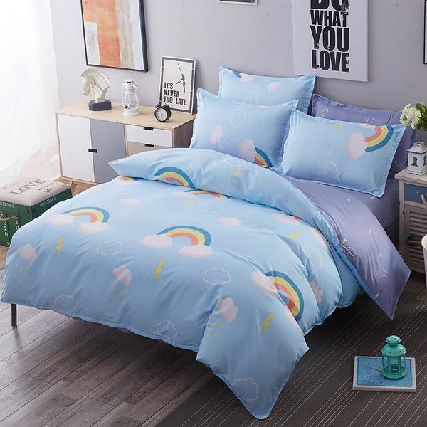 bedding sets denisroom cartoon rainbow bed linens cute set blue simple duvet cover sd51#
bedding sets denisroom cartoon rainbow bed linens cute set blue simple duvet cover sd51#
