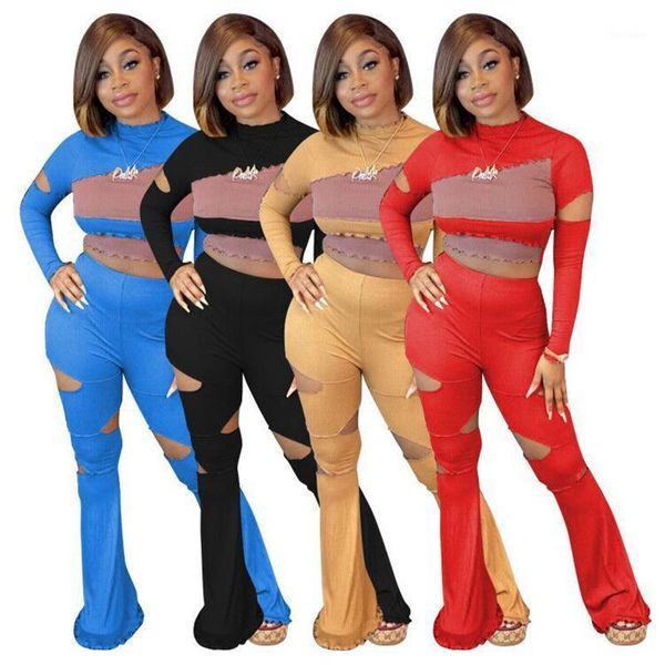 women's tracksuits two piece set fitness outfit autumn winter long sleeve knitted ribbed patchwork crop and flare bell hollow hole bott, Gray
women's tracksuits two piece set fitness outfit autumn winter long sleeve knitted ribbed patchwork crop and flare bell hollow hole bott, Gray