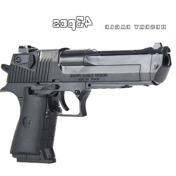 4544children mini 1:10 toy soft bullet pistol assembled building block bricks safety plastic 3d model gun toys for boys can fire
4544children mini 1:10 toy soft bullet pistol assembled building block bricks safety plastic 3d model gun toys for boys can fire