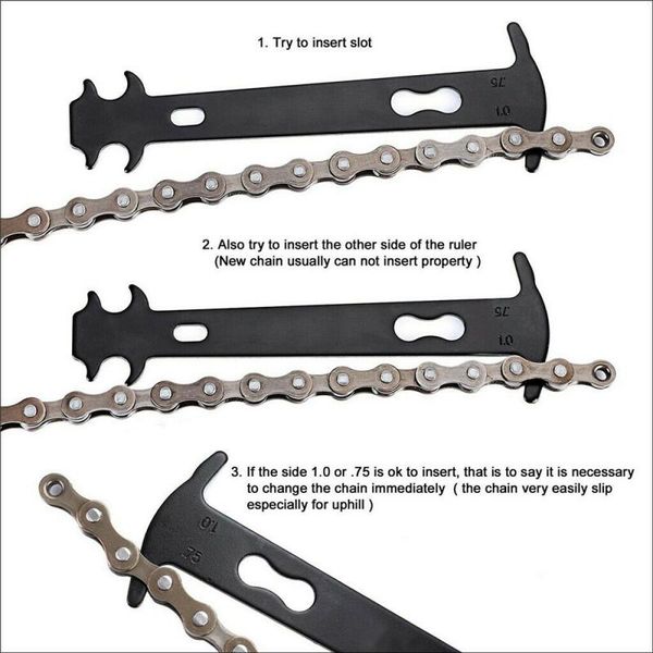 bicycle chain measuring ruler bicycle chain wear indicator checker portable mtb bike replacement repair tool bike mtb
bicycle chain measuring ruler bicycle chain wear indicator checker portable mtb bike replacement repair tool bike mtb