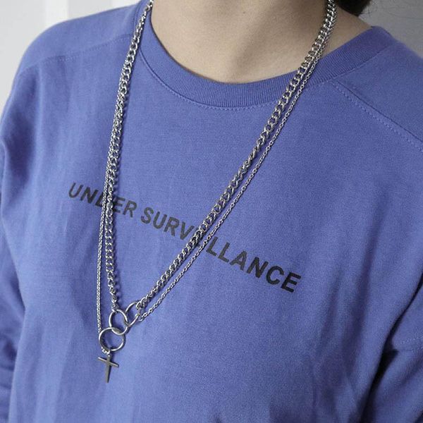 mens necklace stainless steel necklace steel cross pendant circle statement chain necklaces layered male accessories hip hop, Silver
mens necklace stainless steel necklace steel cross pendant circle statement chain necklaces layered male accessories hip hop, Silver