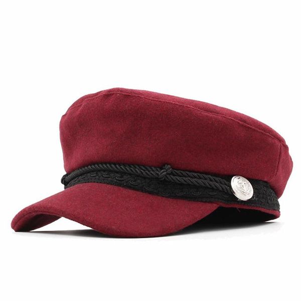 berets 2021 winter baseball cap women french style wool baker's cool black visor hat, Blue;gray
berets 2021 winter baseball cap women french style wool baker's cool black visor hat, Blue;gray