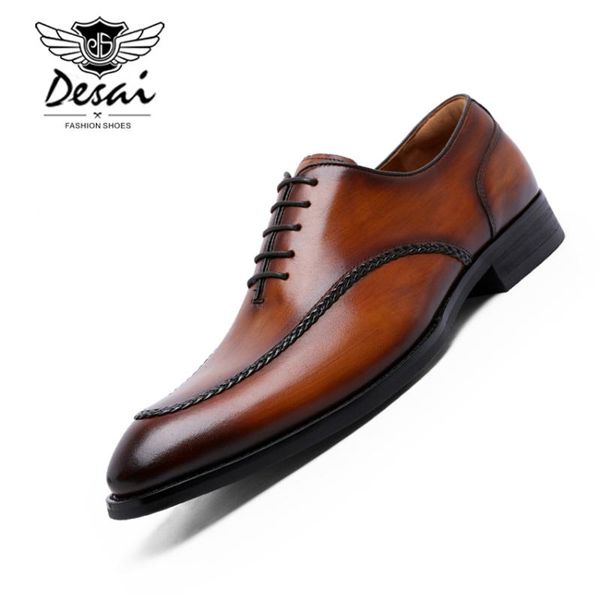 desai brand new genuine leather business dress shoes for gentleman elegant lace-up formal wedding dress shoes eu size 38-44, Black
desai brand new genuine leather business dress shoes for gentleman elegant lace-up formal wedding dress shoes eu size 38-44, Black