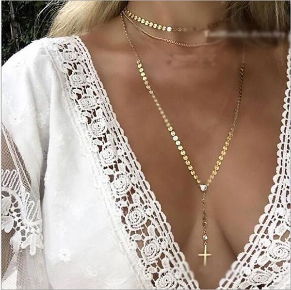 new multi-layer sequins european and american wind pray cross european and american wind, Silver
new multi-layer sequins european and american wind pray cross european and american wind, Silver