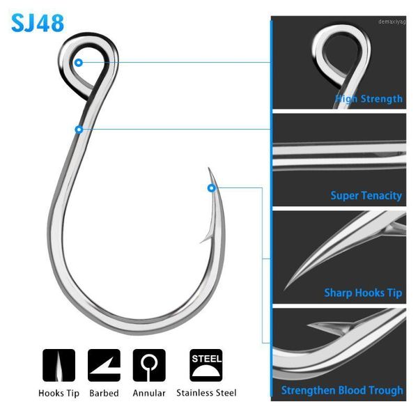 10pcs(1/0# 3/0# 5/0#) - 5pcs(7/0# 9/0# 11/0# ) saltwater stainless steel jig fishing hook jigging hook pesca anzol fish1
10pcs(1/0# 3/0# 5/0#) - 5pcs(7/0# 9/0# 11/0# ) saltwater stainless steel jig fishing hook jigging hook pesca anzol fish1