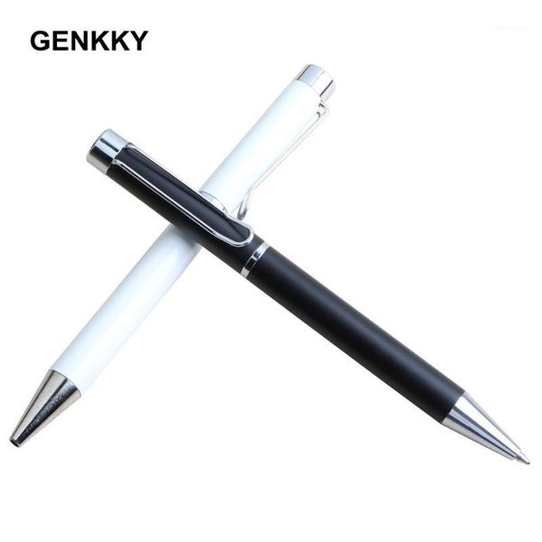 genkky metal pen in ballpoint pen 0.7mm blue black refills ball promotion gift luxury for school office supplies1, Blue;orange
genkky metal pen in ballpoint pen 0.7mm blue black refills ball promotion gift luxury for school office supplies1, Blue;orange