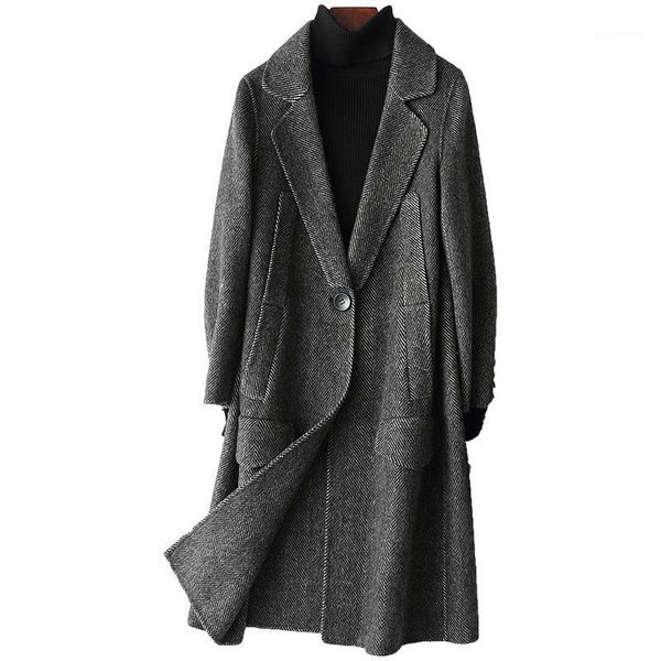 2020 new spring autumn real wool coat women vintage casual print ladies long jacket coats elegant casaco feminino 380481, Black
2020 new spring autumn real wool coat women vintage casual print ladies long jacket coats elegant casaco feminino 380481, Black
