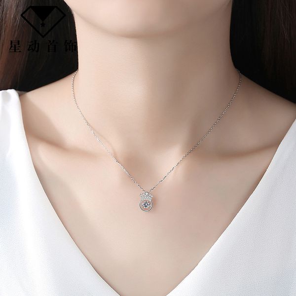 designer necklace 925 sterling silver clavicle chain fashion all-match suitable for social gathering party charm jewelry crown pendant
designer necklace 925 sterling silver clavicle chain fashion all-match suitable for social gathering party charm jewelry crown pendant