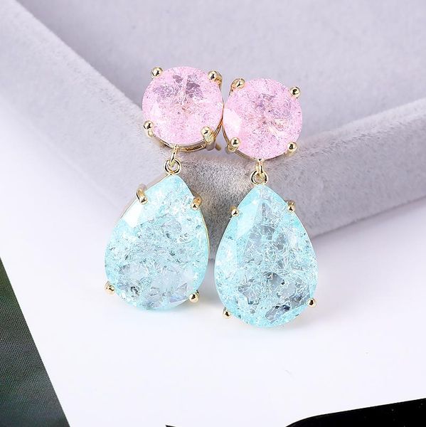 xiumeiyizu large stone tourmaline earrings water drop shape cubic zirconia stone luxury fashion female wedding earring, Silver
xiumeiyizu large stone tourmaline earrings water drop shape cubic zirconia stone luxury fashion female wedding earring, Silver