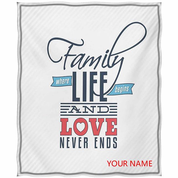 family throw blanket, vintage greeting card inspired design with a quote about family and love diy blanket, super soft, made well, easy to c
family throw blanket, vintage greeting card inspired design with a quote about family and love diy blanket, super soft, made well, easy to c