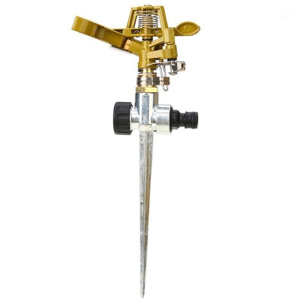 360 degree rotating sprinkler watering garden grass portable irrigation system metal impulse adjustable sprayer lawn durable1
360 degree rotating sprinkler watering garden grass portable irrigation system metal impulse adjustable sprayer lawn durable1