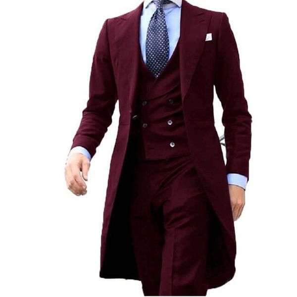 new arrivel 2021 long coat designs burgundy men suit gentle mens tuxedo prom blazer custom 3 pieces (jacket+vest+pants), White;black
new arrivel 2021 long coat designs burgundy men suit gentle mens tuxedo prom blazer custom 3 pieces (jacket+vest+pants), White;black