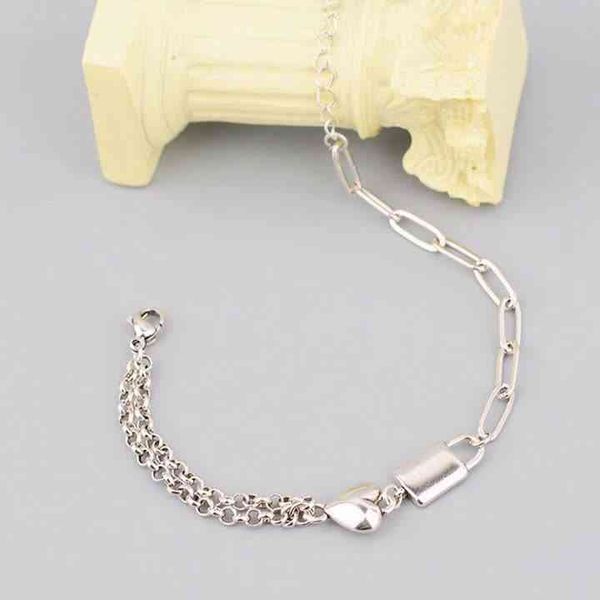 evimi 925 sterling silver bracelets fashion hip hop vintage couples creative splicing chain love heart lock party jewelry gift, Golden;silver
evimi 925 sterling silver bracelets fashion hip hop vintage couples creative splicing chain love heart lock party jewelry gift, Golden;silver