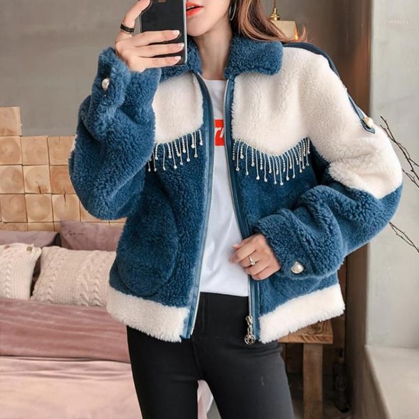 diamond beading warm sheep fur sheared coat female new hit color thicker wark fur coat short one grain jackets wq23831, Black
diamond beading warm sheep fur sheared coat female new hit color thicker wark fur coat short one grain jackets wq23831, Black